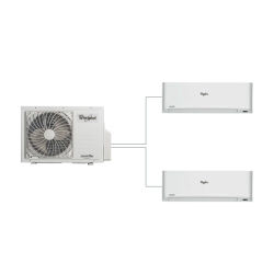 Aer conditionat multisplit Whirlpool 12000+12000
